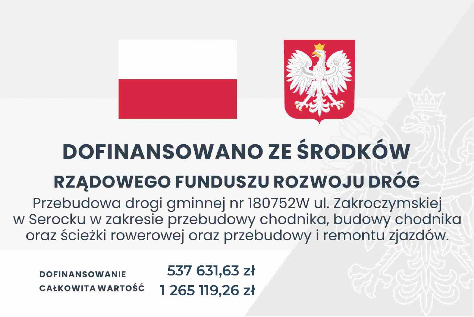 Zadanie realizowane w ramach Rządowego Funduszu Inwestycji Lokalnych