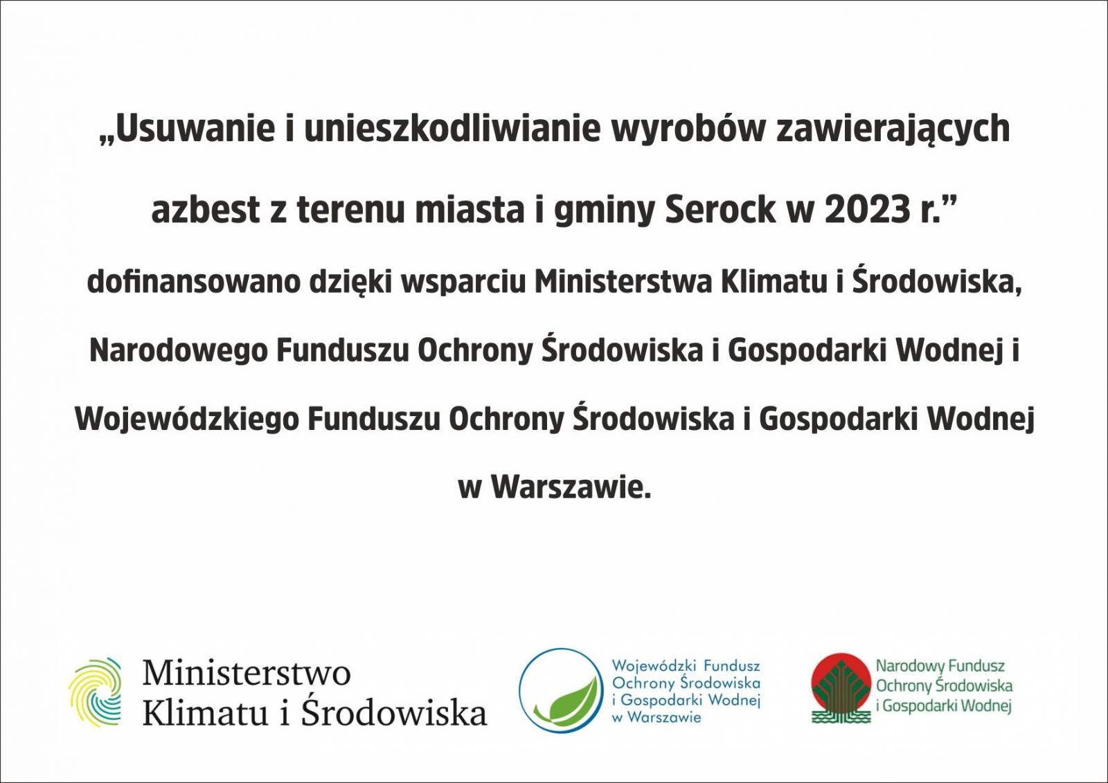 Usuwanie i unieszkodliwianie wyrobów zawierających azbest 