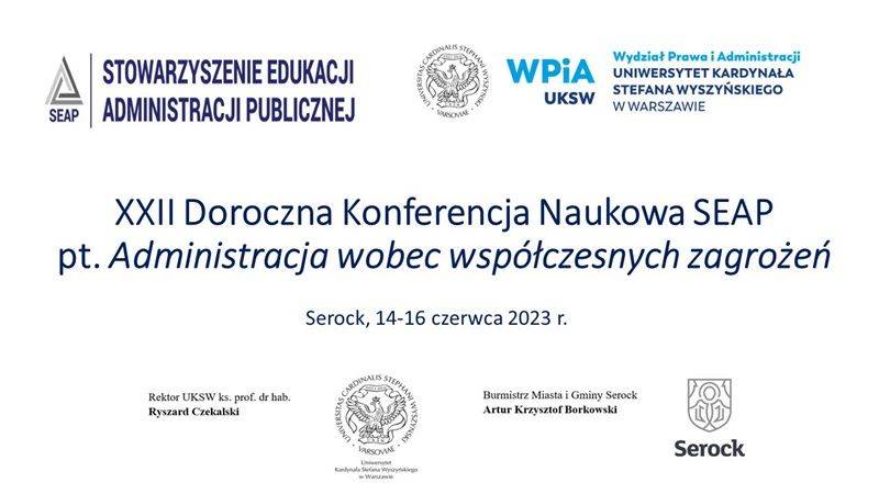 XXII Doroczna Konferencja SEAP w Serocku