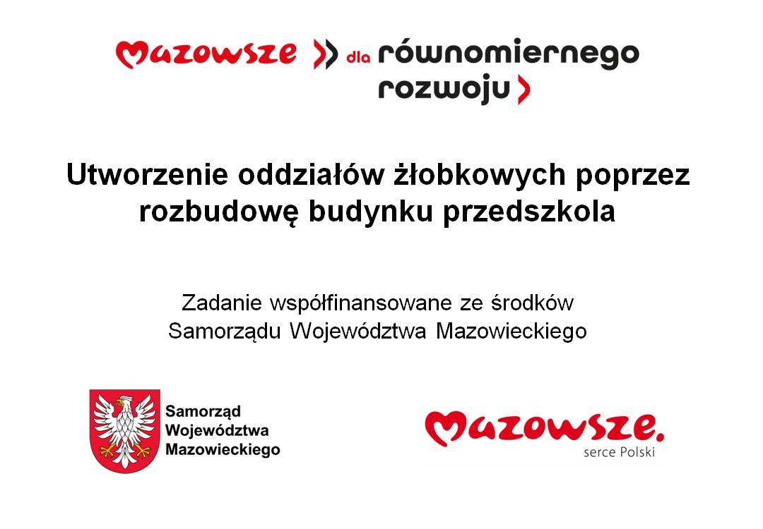 Utworzenie oddziałów żłobkowych poprzez rozbudowę budynku przedszkola