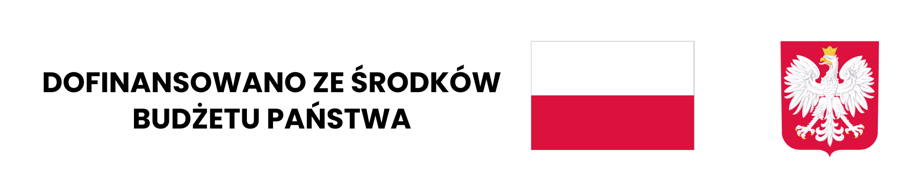 Logo Dofinansowania z budżetu państwa