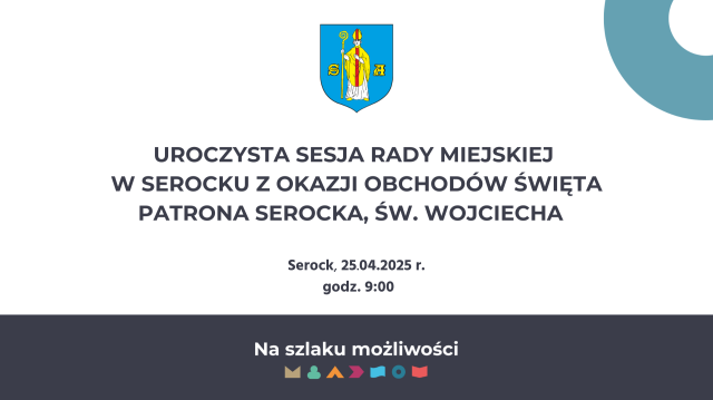 Uroczysta sesja Rady Miejskiej w Serocku 