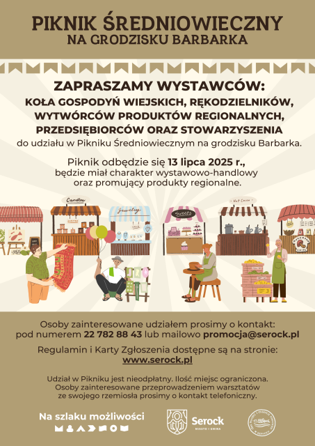 Zapraszamy wystawców na Piknik średniowieczny na grodzisku Barbarka 2025