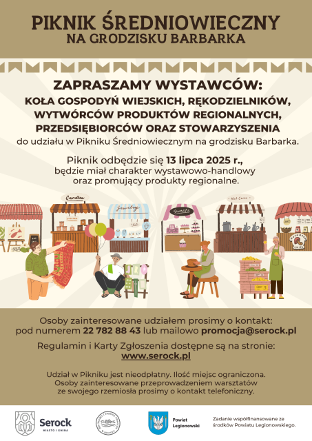 Zapraszamy wystawców na Piknik średniowieczny na grodzisku Barbarka 2025