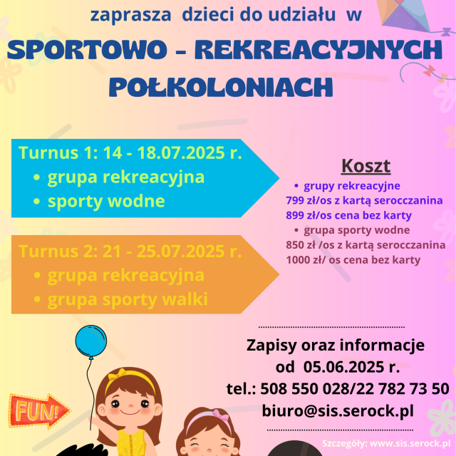 Półkolonie sportowo - rekreacyjne