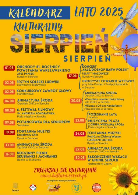 Kalendarz Kulturalny - SIERPIEŃ