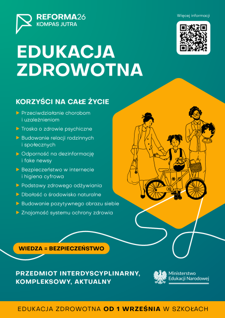  Edukacja zdrowotna od 1 września!