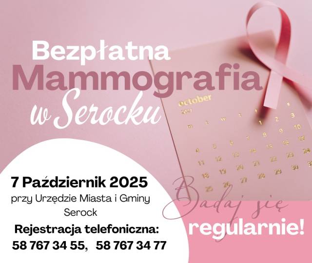 Mammobus przed Urzędem Miasta i Gminy Serock