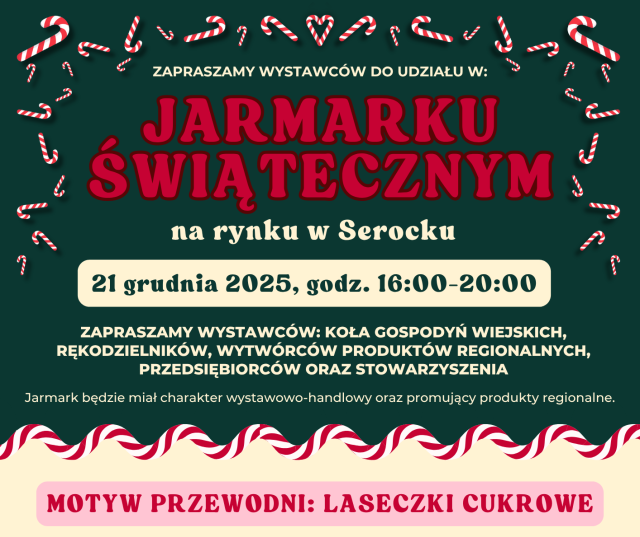 Zapraszamy wystawców na Jarmark Świąteczny 2025