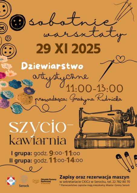 SOBOTNIE WARSZTATY 