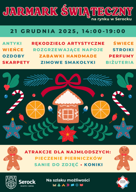 Jarmark Świąteczny na rynku w Serocku