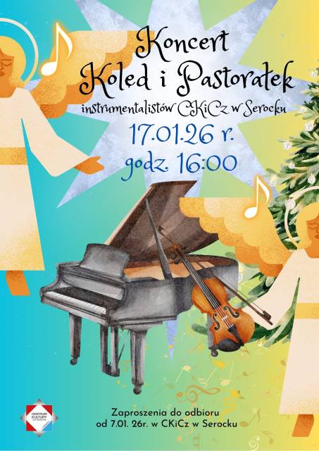 Koncert Kolęd i Pastorałek instrumentalistów CKiCz w Serocku