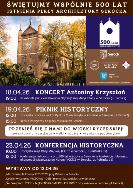 Jubileusz 500-lecia serockiego kościoła