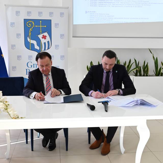 Podpisanie aneksów do umowy o partnerstwie i umowy dotacyjnej w ramach projektu budowy linii kolejowej Zegrze-Przasnysz