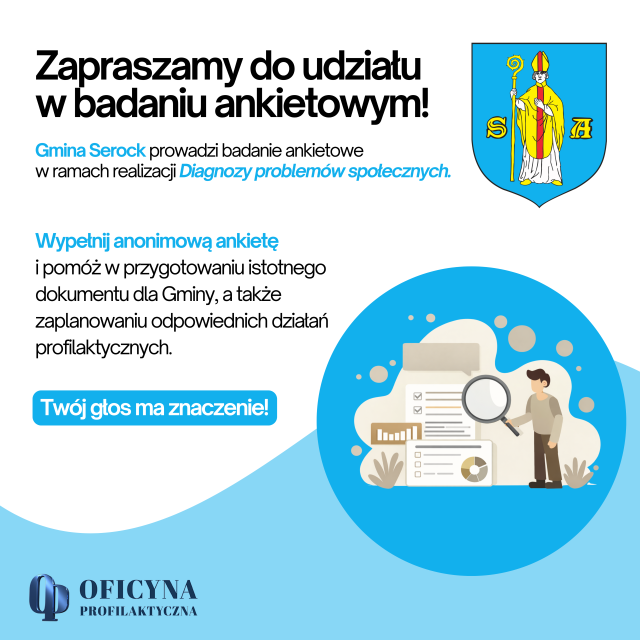 Badanie społeczne na rzecz opracowania Diagnozy Problemów Społecznych na terenie Gminy Serock