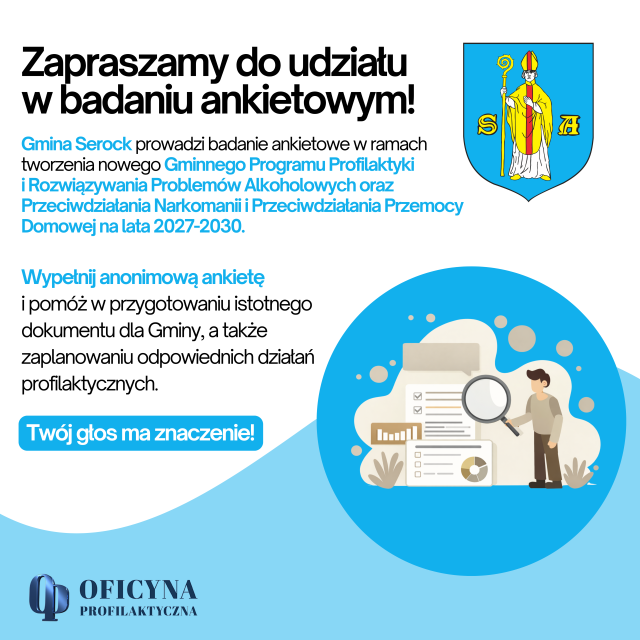 Badanie społeczne na rzecz opracowania Diagnozy Problemów Społecznych na terenie Gminy Serock