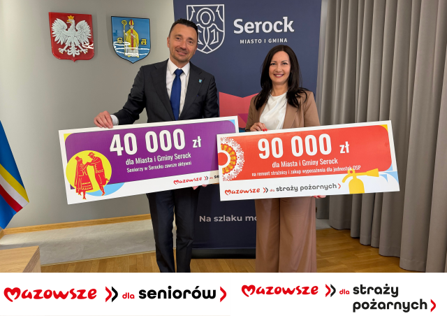 Podpisaliśmy umowy na wsparcie ważnych inwestycji i inicjatyw w Gminie Serock
