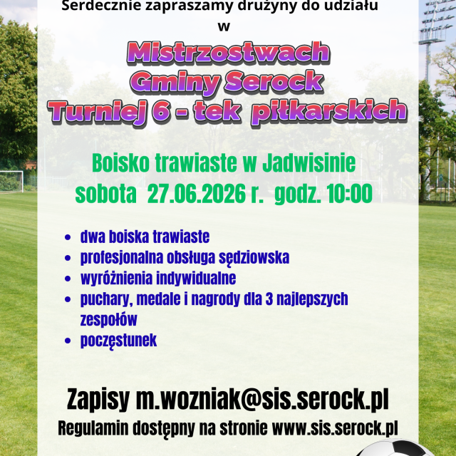 Turniej 6-tek piłkarskich