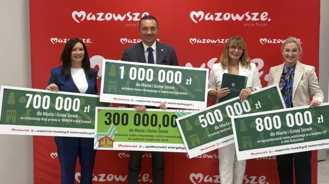 Serock z kolejnym wsparciem na ważne inwestycje