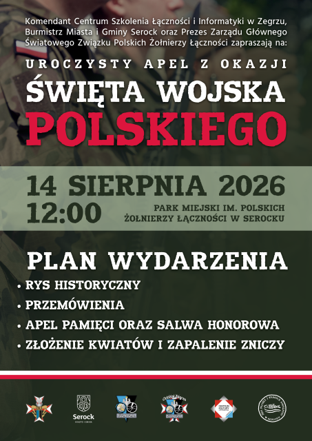Uroczysty apel z okazji Święta Wojska Polskiego