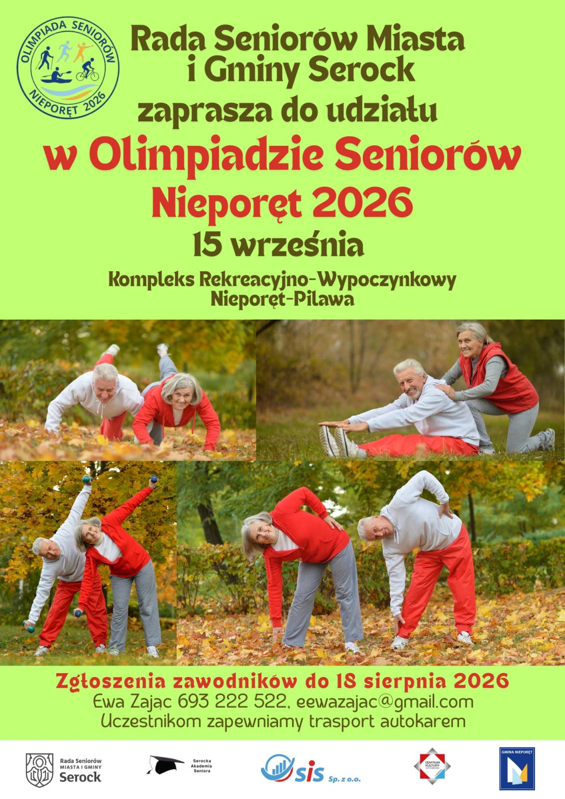 Olimpiada Seniorów Nieporęt 2026