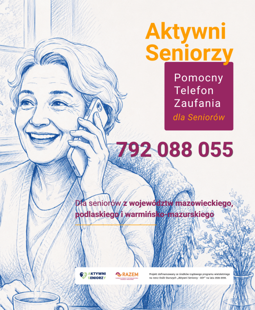 Aktywni Seniorzy - Pomocny Telefon Wsparcia dla Seniorów
