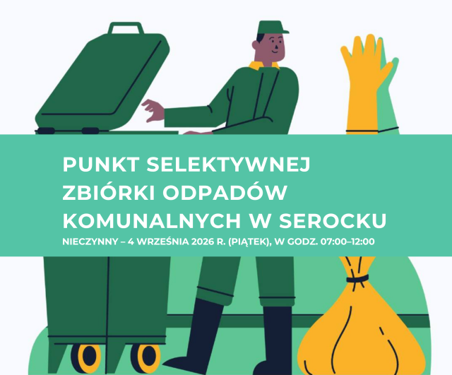  PSZOK w Serocku nieczynny -  4 września 