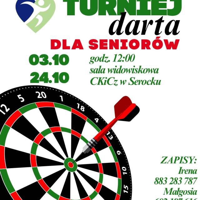 Turniej Darta dla seniorów
