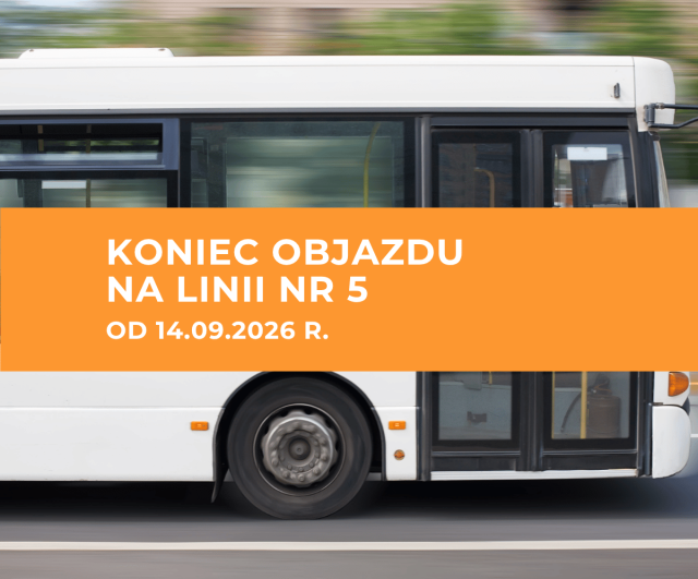 Koniec objazdu na linii nr 5