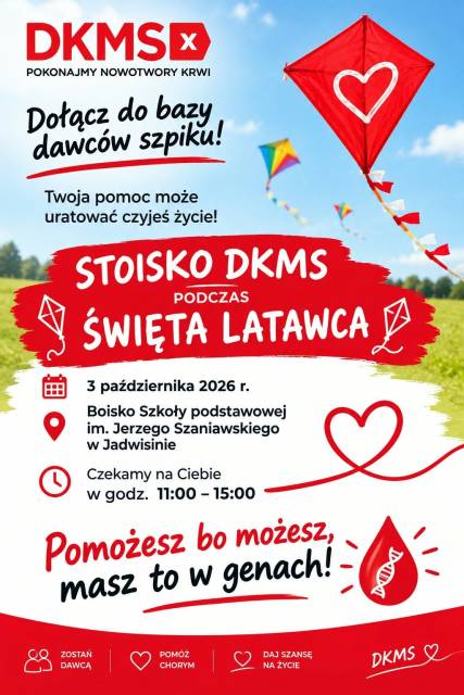 Stoisko DKMS podczas Święta Latawca