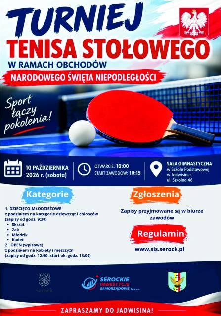Turniej Tenisa Stołowego