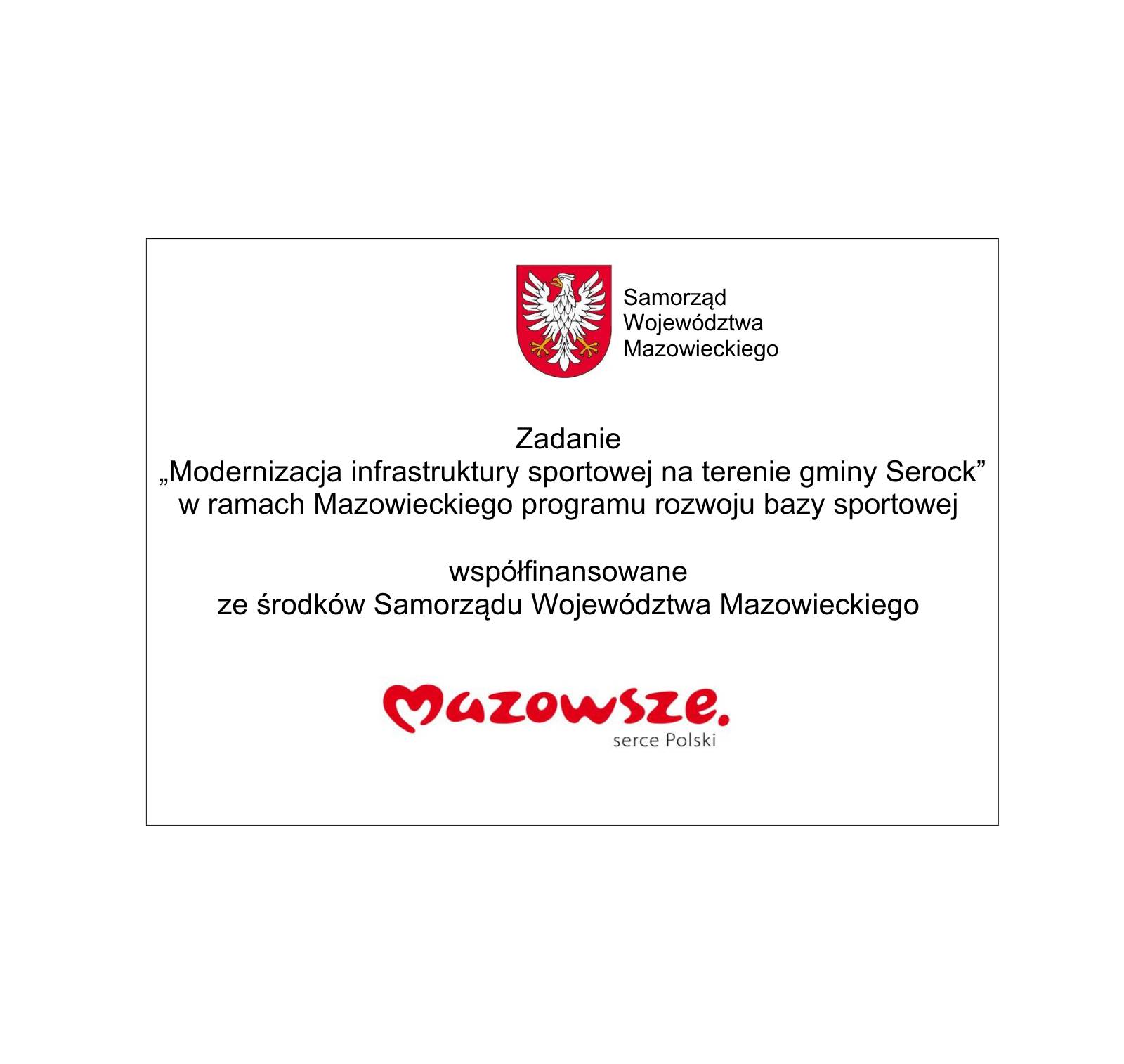 Modernizacja infrastruktury sportowej na terenie gminy Serock