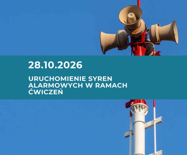 Syreny alarmowe - 28.10.2026