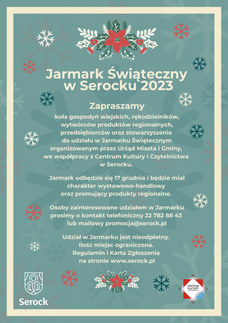 Jarmark Świąteczny w Serocku 2023