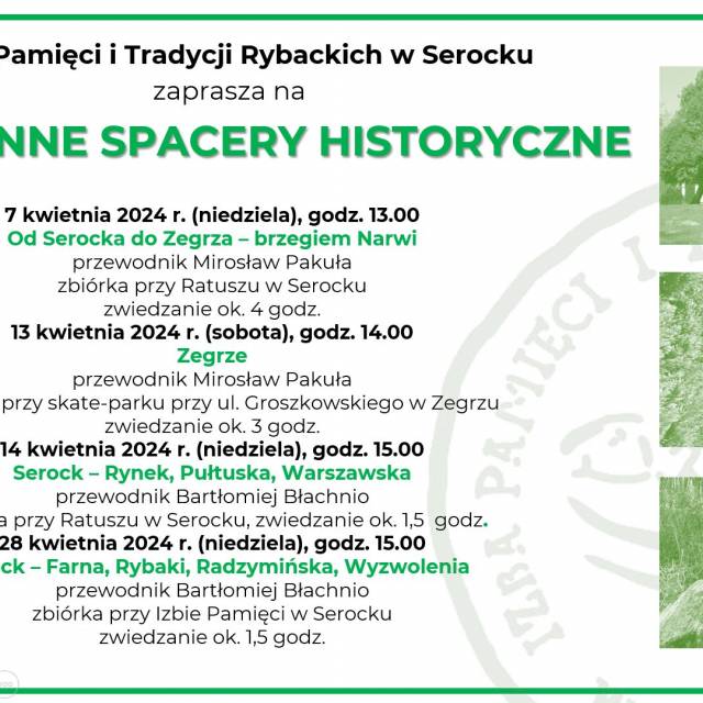 Wiosenne Spacery Historyczne 2024
