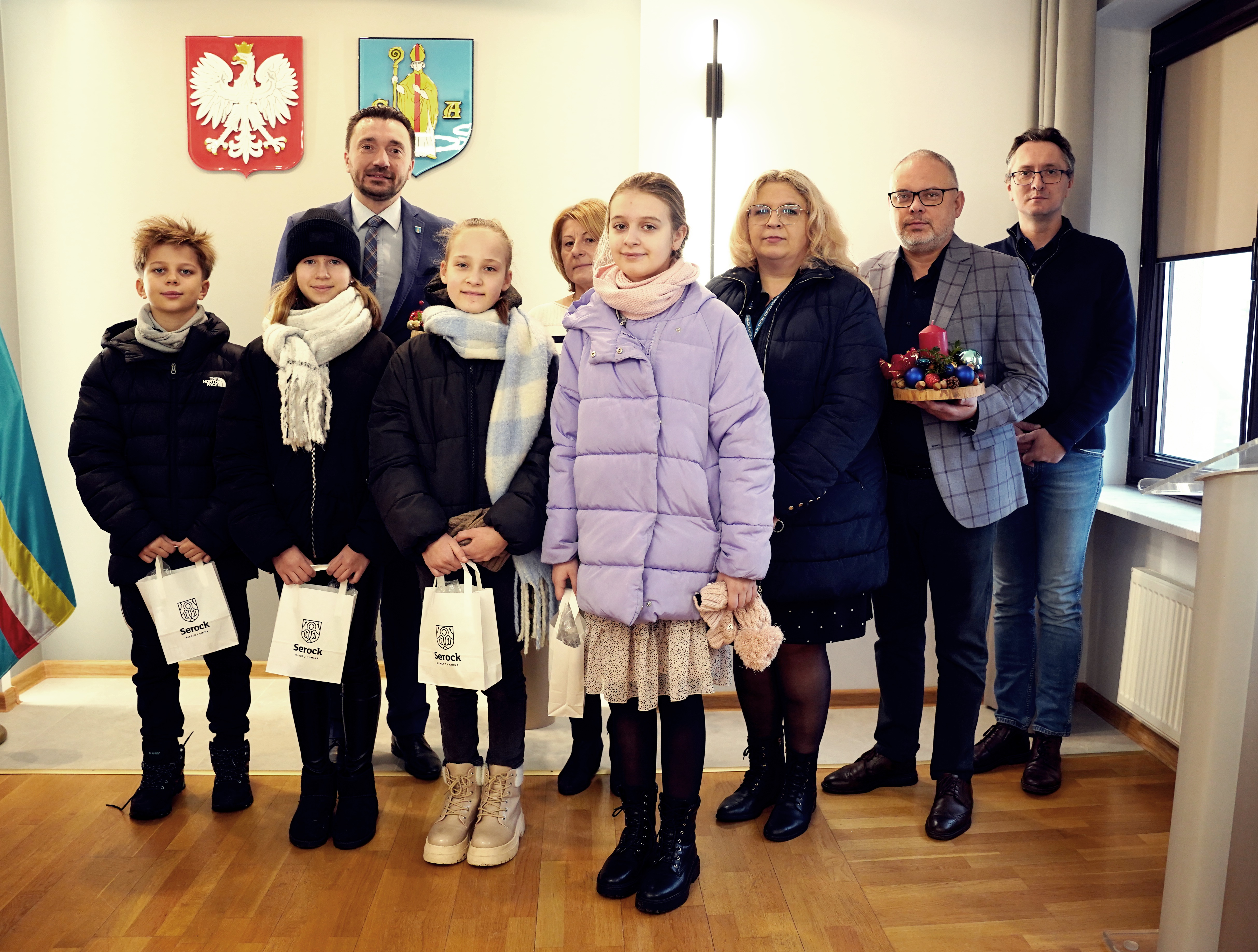 Odwiedziny uczniów ze Szkoły Podstawowej im. Jerzego Szaniawskiego w Jadwisinie