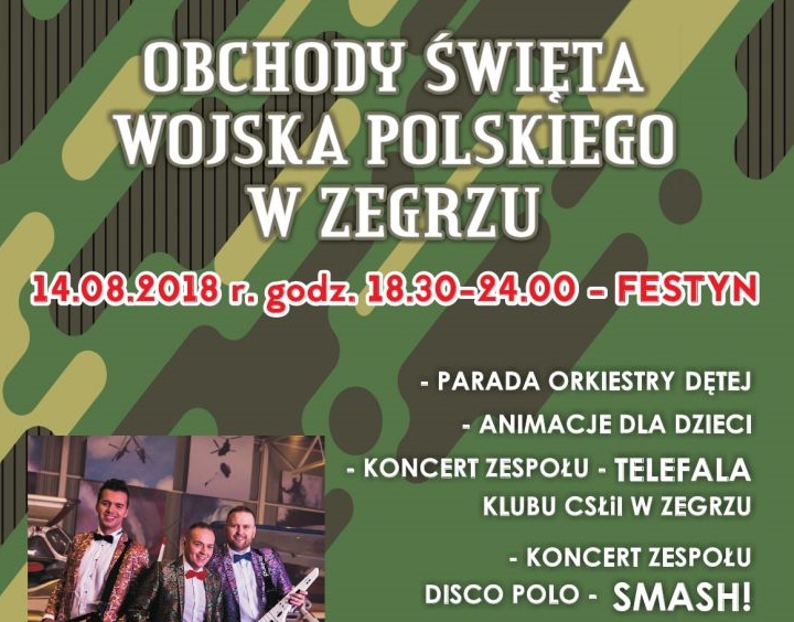 Zapraszamy na obchody Święta Wojska Polskiego